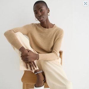 J Crew cashmere classic-fit crewneck sweater L - NWT